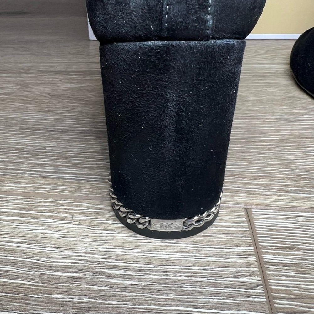 Michael Kors Sabrina Bootie Black Suede Women's Size 8M - Picture 8 of 10